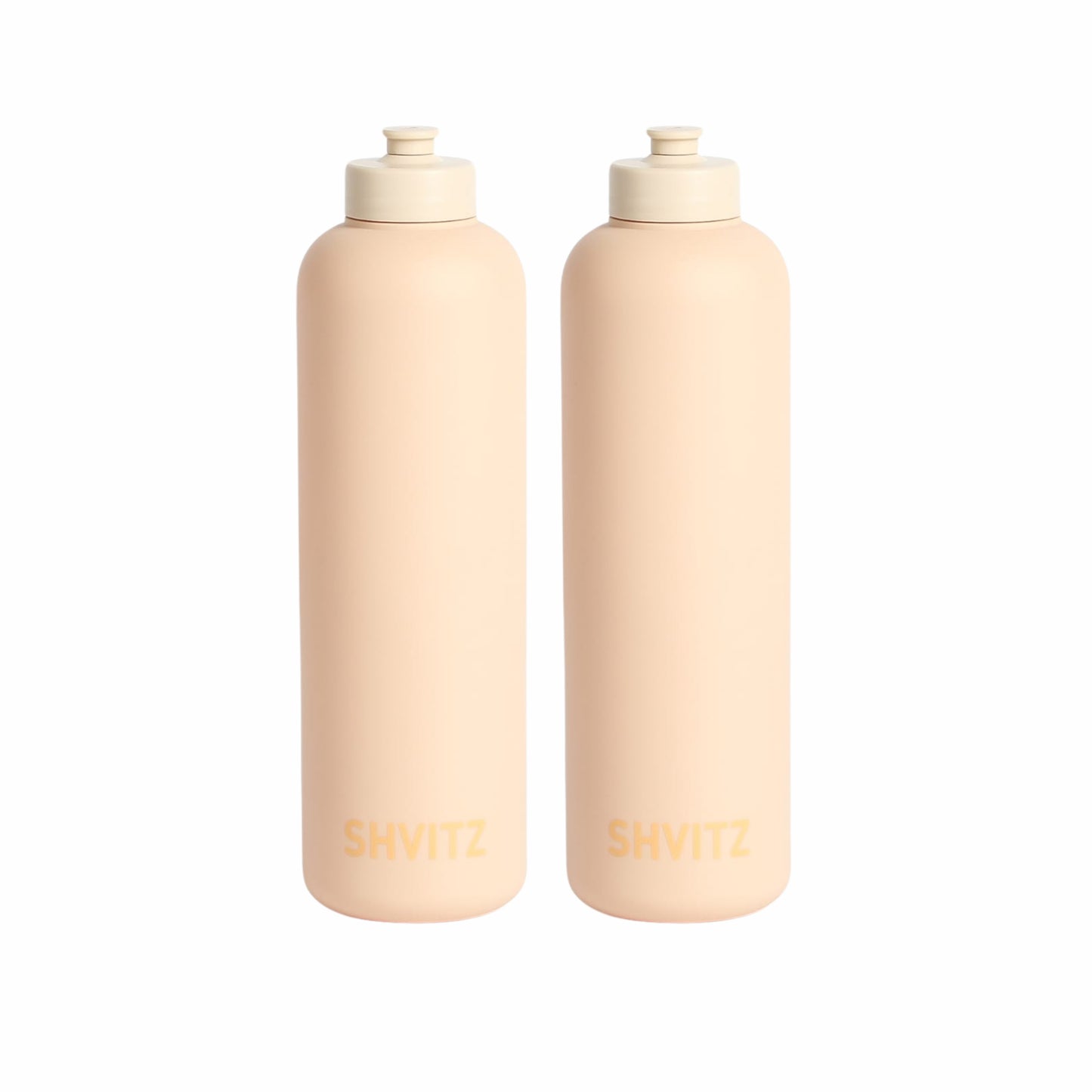 SHVITZ Sports Water Bottle | Blush | 2 Pack